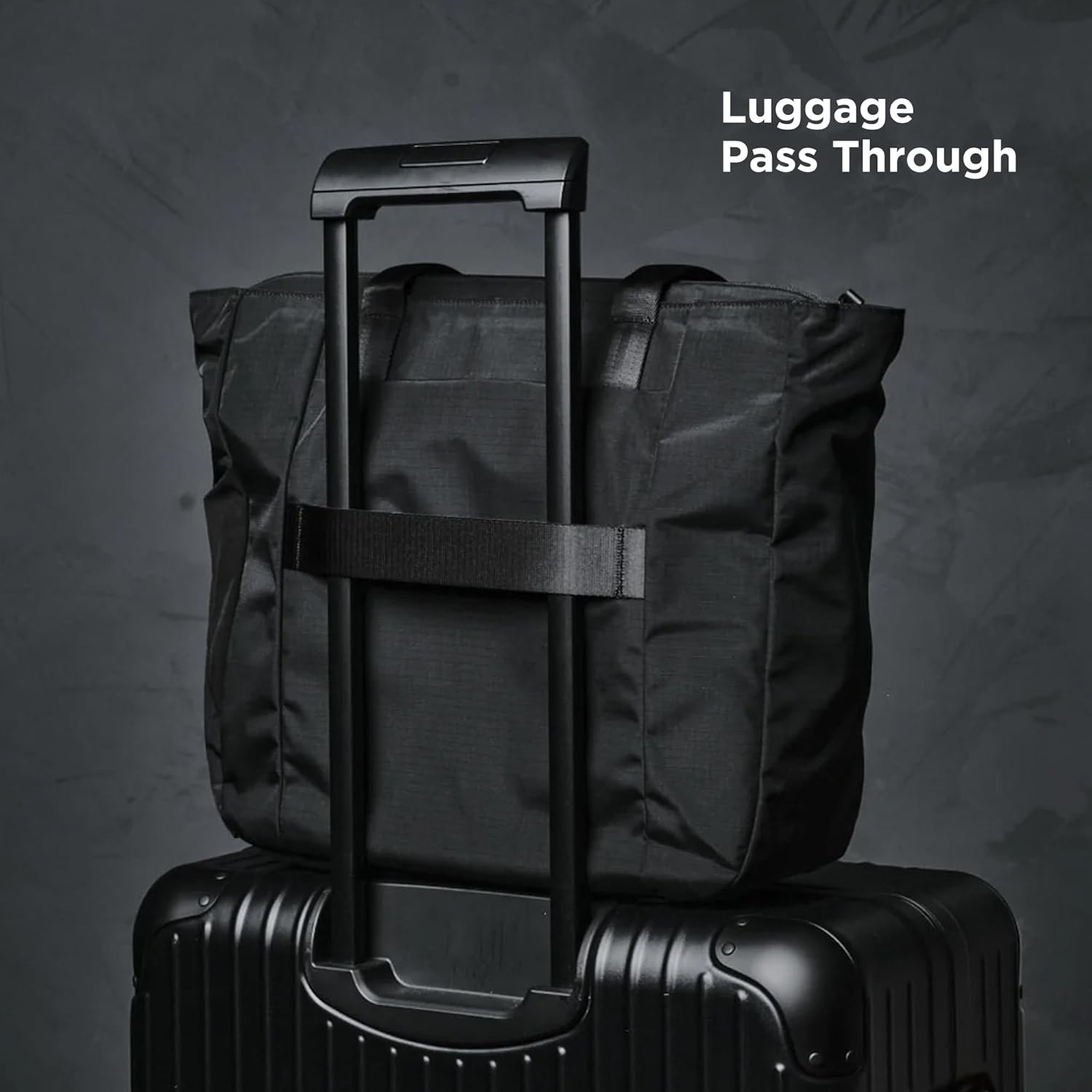 ALPAKA Metro Tote Bag 14L- Build 16" Laptop & Tablet Sleeve with zipper, External Bottle Pocket,Luggage pass-through - Image 6