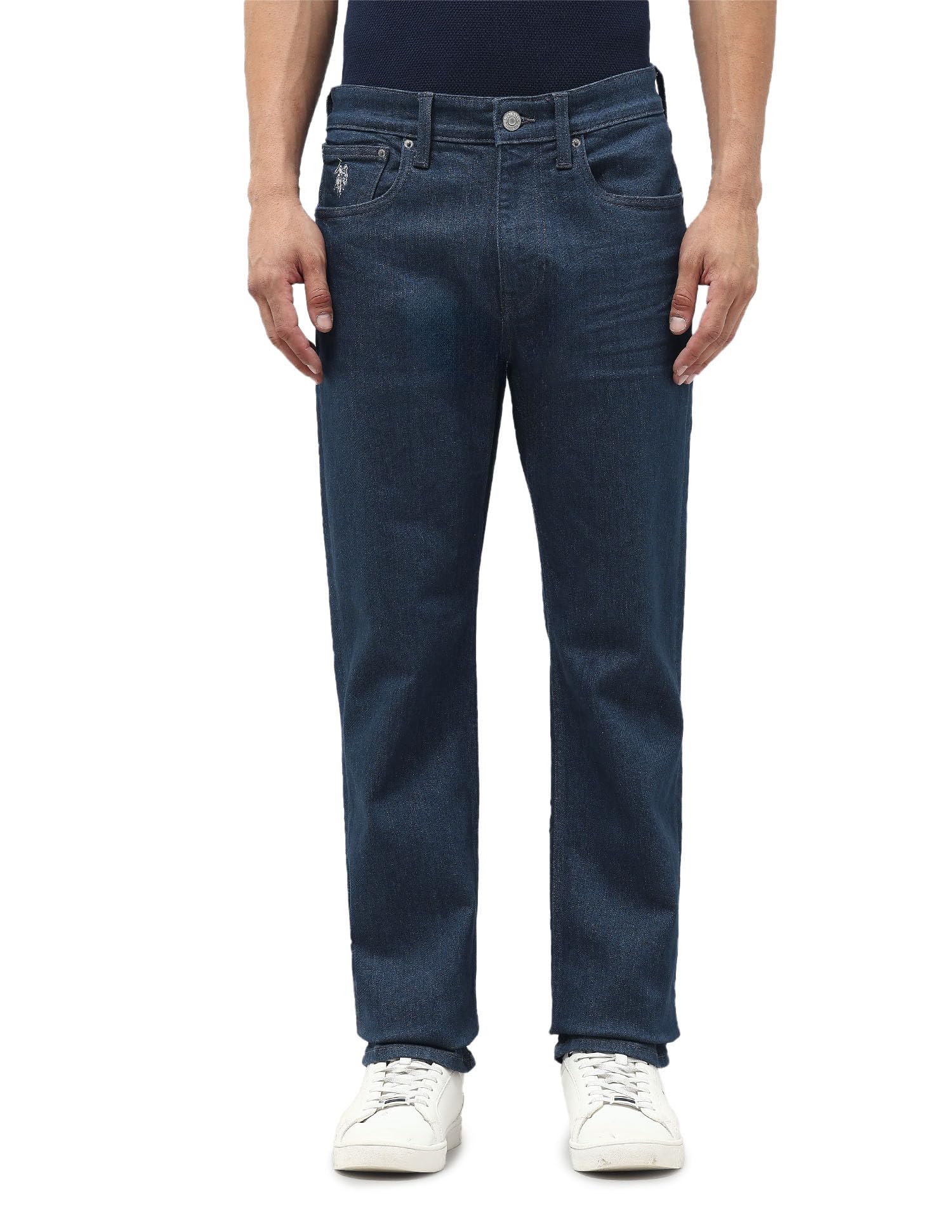 u.s. polo assn. denim co. Men's Harold Slim Straight fit Blue Jeans-picture-42