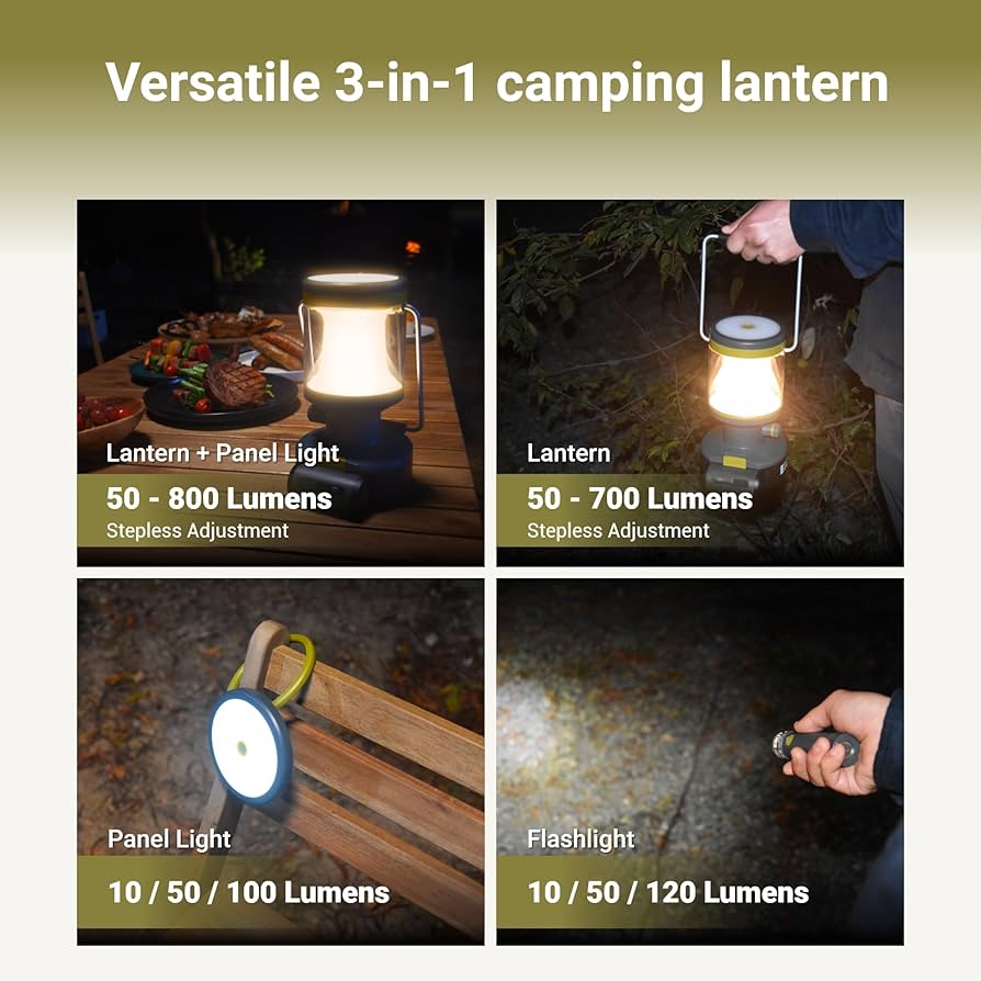 Amazon.com: EXIT 20V 3-in-1 Rechargeable LED Lantern EX003