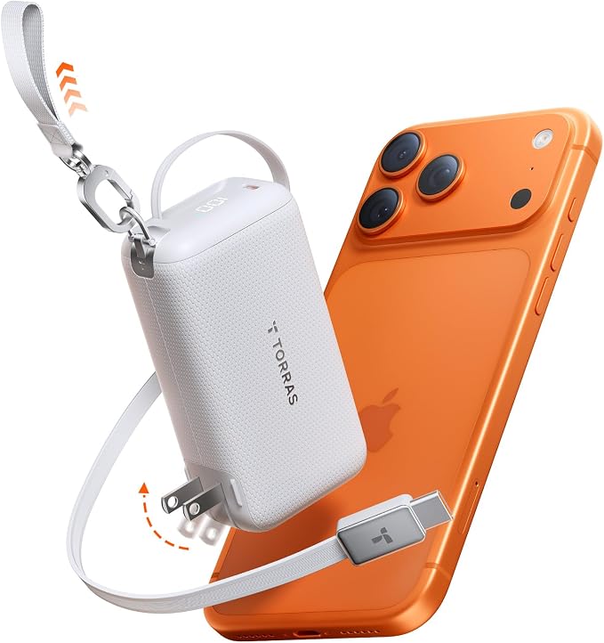 TORRAS FlexLine 3-in-1 Cube モバイルバッテリー 10000mAh 45W