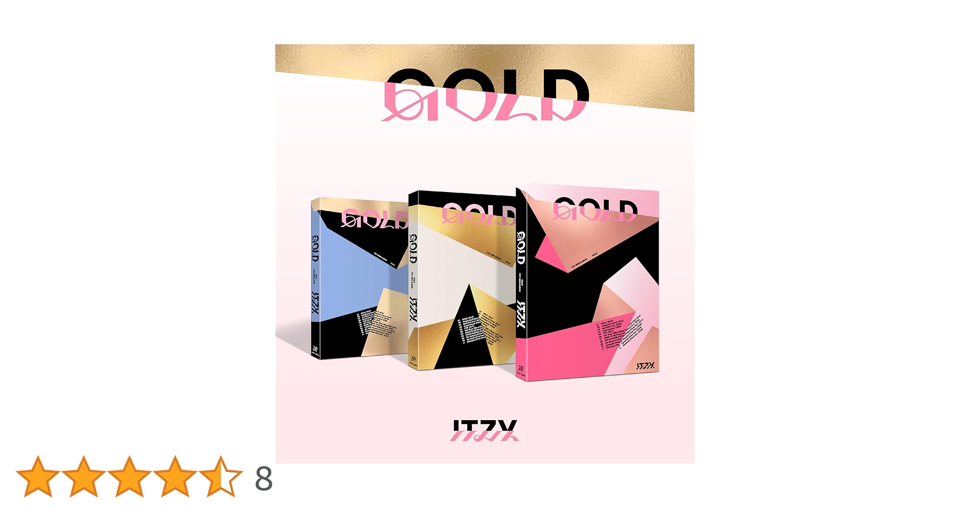 Amazon.co.jp: ITZY [GOLD] (STANDARD VER.)（韓国盤）: ミュージック