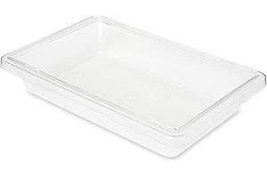 Rubbermaid FG330700CLR Food Storage Box/Tote 2 Gallon Shallow Depth