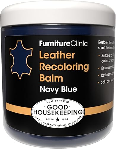 Miniatura 65 de Furniture Clinic - Bálsamo de cuero para recolorar, 16 colores, kit de reparación de cuero para muebles, sofás, asientos de automóvil y más, tinte