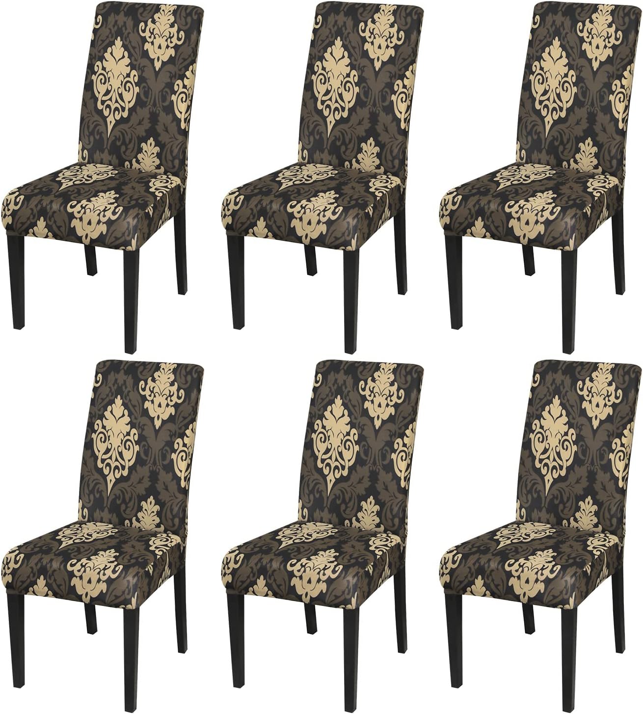 JQinHome Dining Chair Slipcover, High Stretch Removable