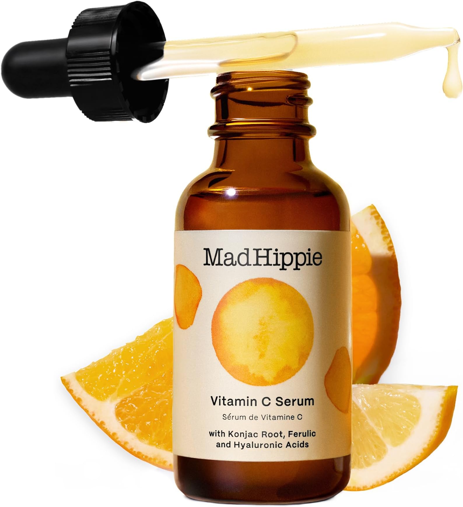 Mad Hippie Vitamin C Serum with Konjac Root, Hyaluronic Acid, and Ferulic Acid - 1.02 fl oz.