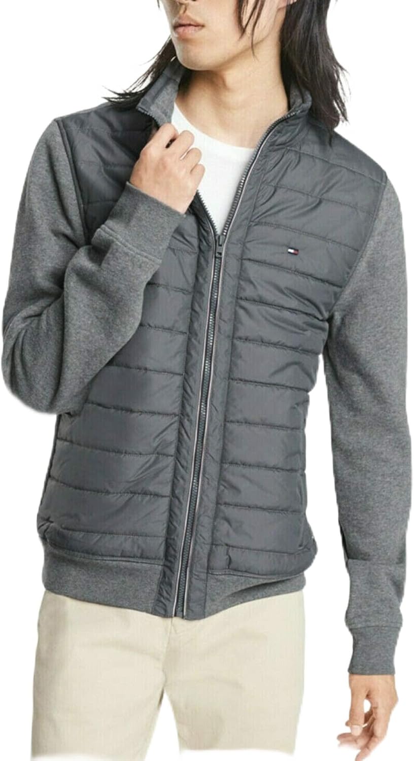 Tommy Hilfiger Men's Full Zip Mockneck Sweater