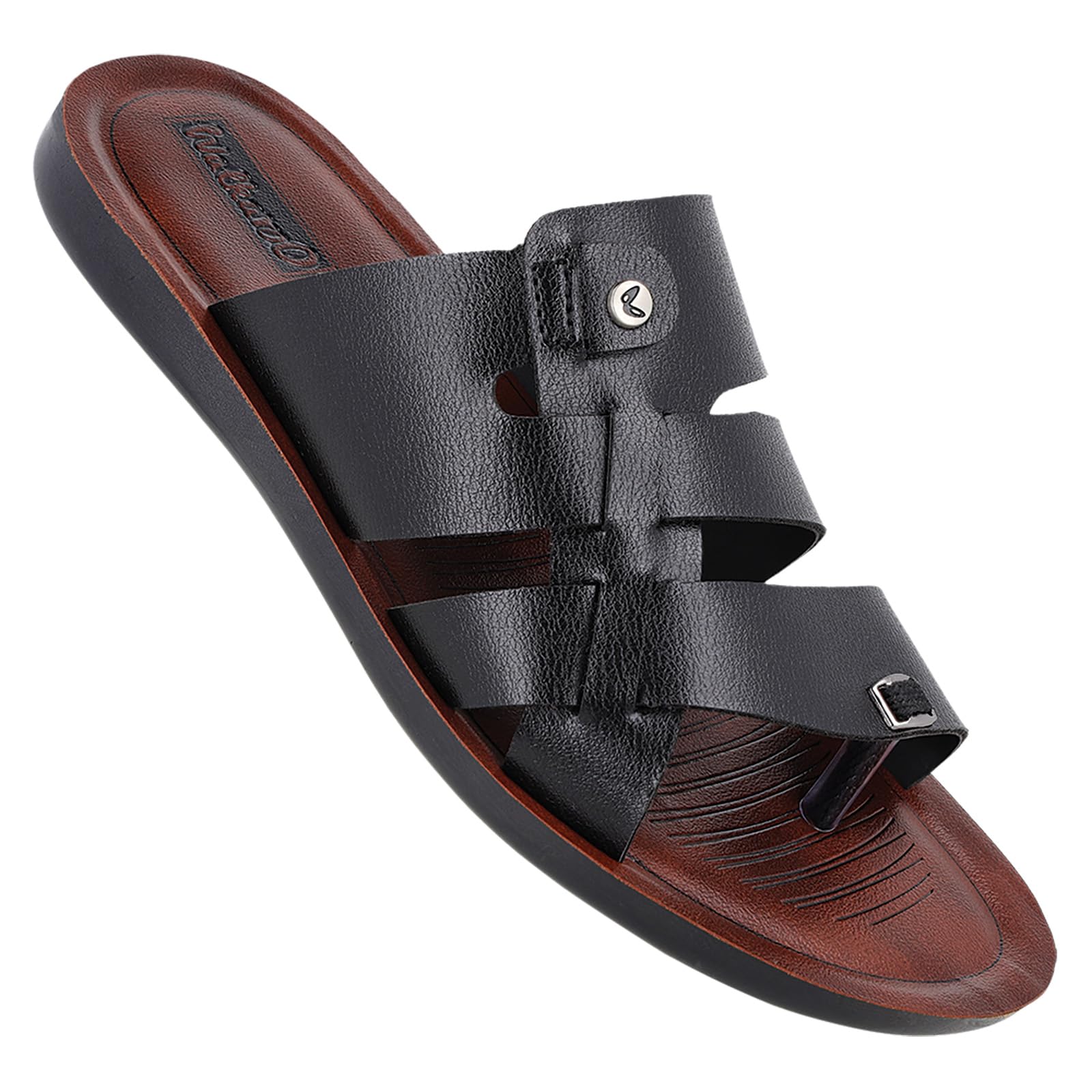 WALKAROO WG5494 Mens Casual and Regular Wear Covering Sandals - Black (B0CSKDQQKV) Amazon Price History, Amazon Price Tracker