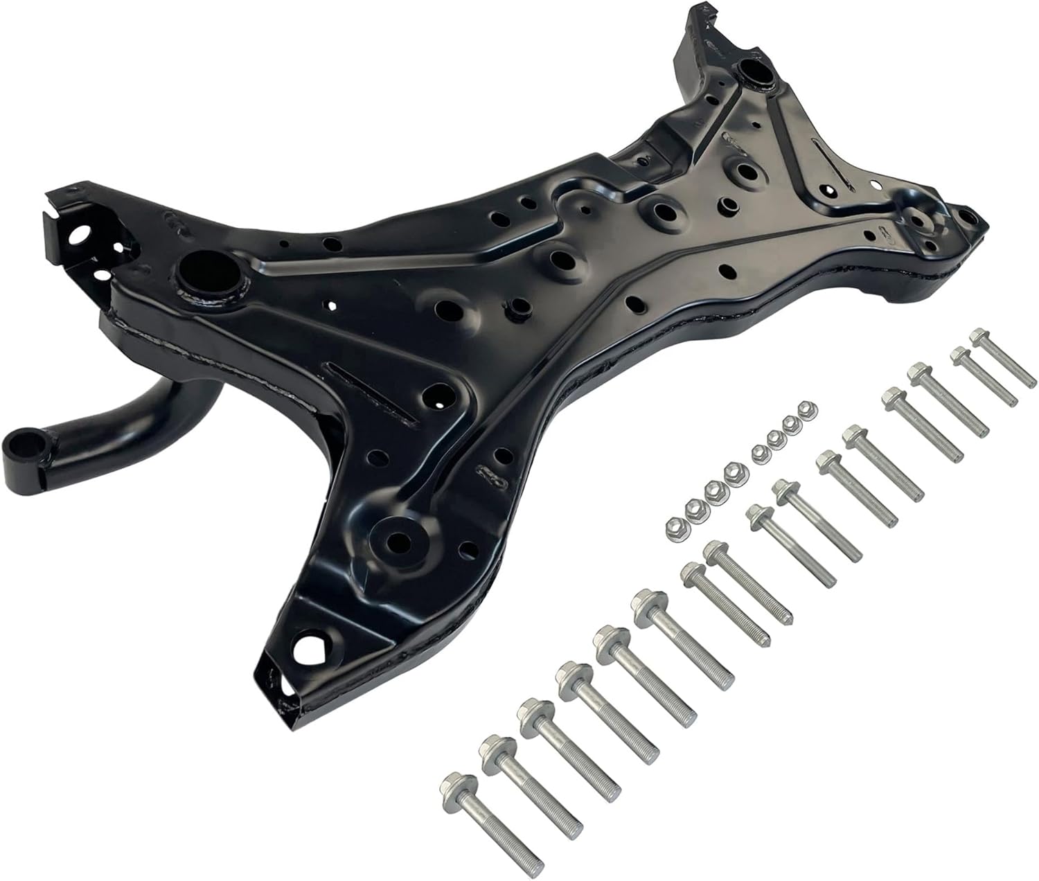 Front Suspension Subframe Crossmember K-Frame Cradle w/Bolt Kit, Compatible with 2007-2017 Jeep Patriot & Compass, 2007-2012 Dodge Caliber, Replaces 68211659AA 5105623AD 5105623AB