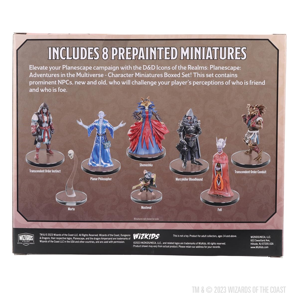 WizKids D&D Icons of The Realms: Planescape: Adventures in The Multiverse - Miniature Personaggi Boxed Set Minis | Figure dipinte