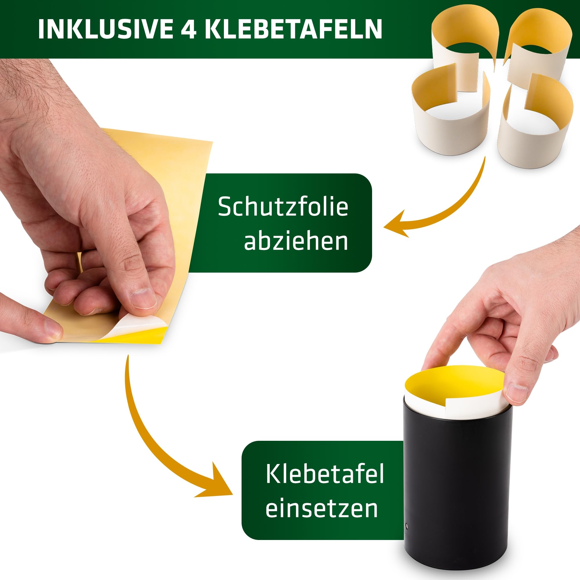 Gardigo Wespenfalle 4er Set – Made In Germany, 13 Cm Durchmesser, Zum Aufhängen Oder Hinstellen