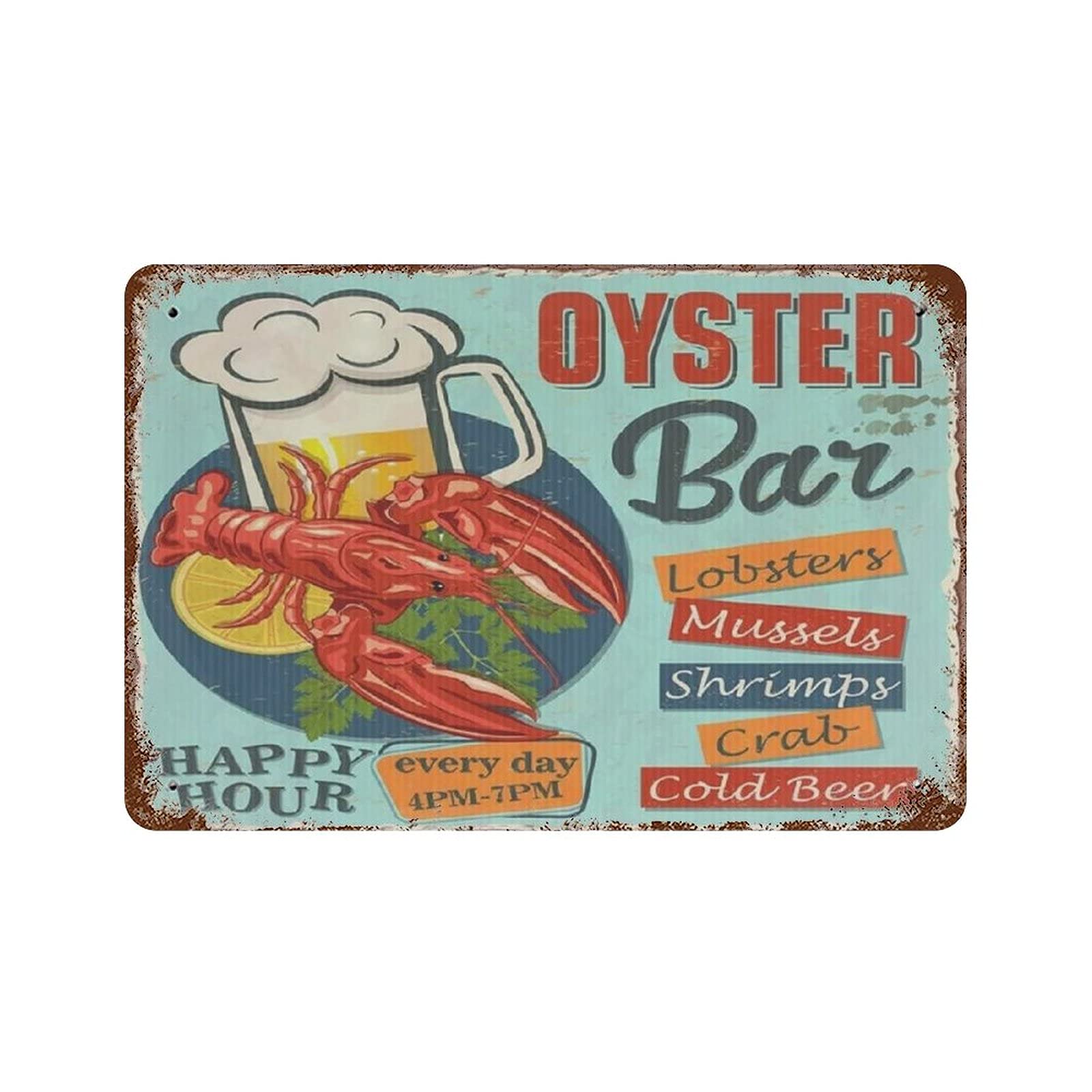 Adventure Be Crazy Be Stupid Be Silly Beach Metal Iron Painting Retro Poster Tin Sign Vintage Wall Decor Poster Metal Plaque Sheet Aluminum Plaque for Cafe Bar Pub Home Beer Decoration