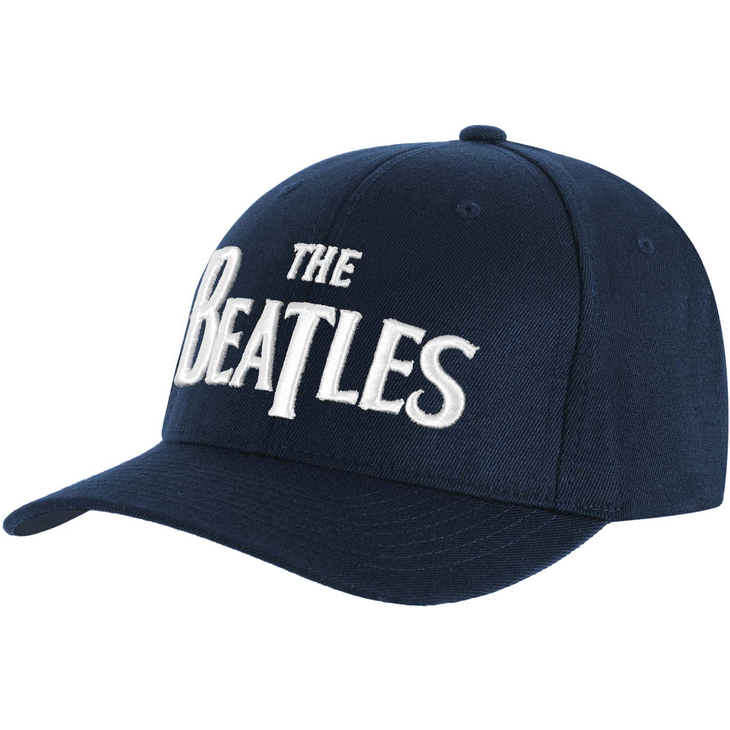 Rock Off Officially Licensed Products Blue The Beatles Drop T Logo Navy Cap