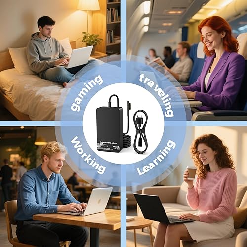 Miniatura 6 de Reemplazo del cargador de portátil Surface Pro de 65 W para Surface Pro, Surface Go, Surface Book Laptop Computer Adaptador de corriente rápida