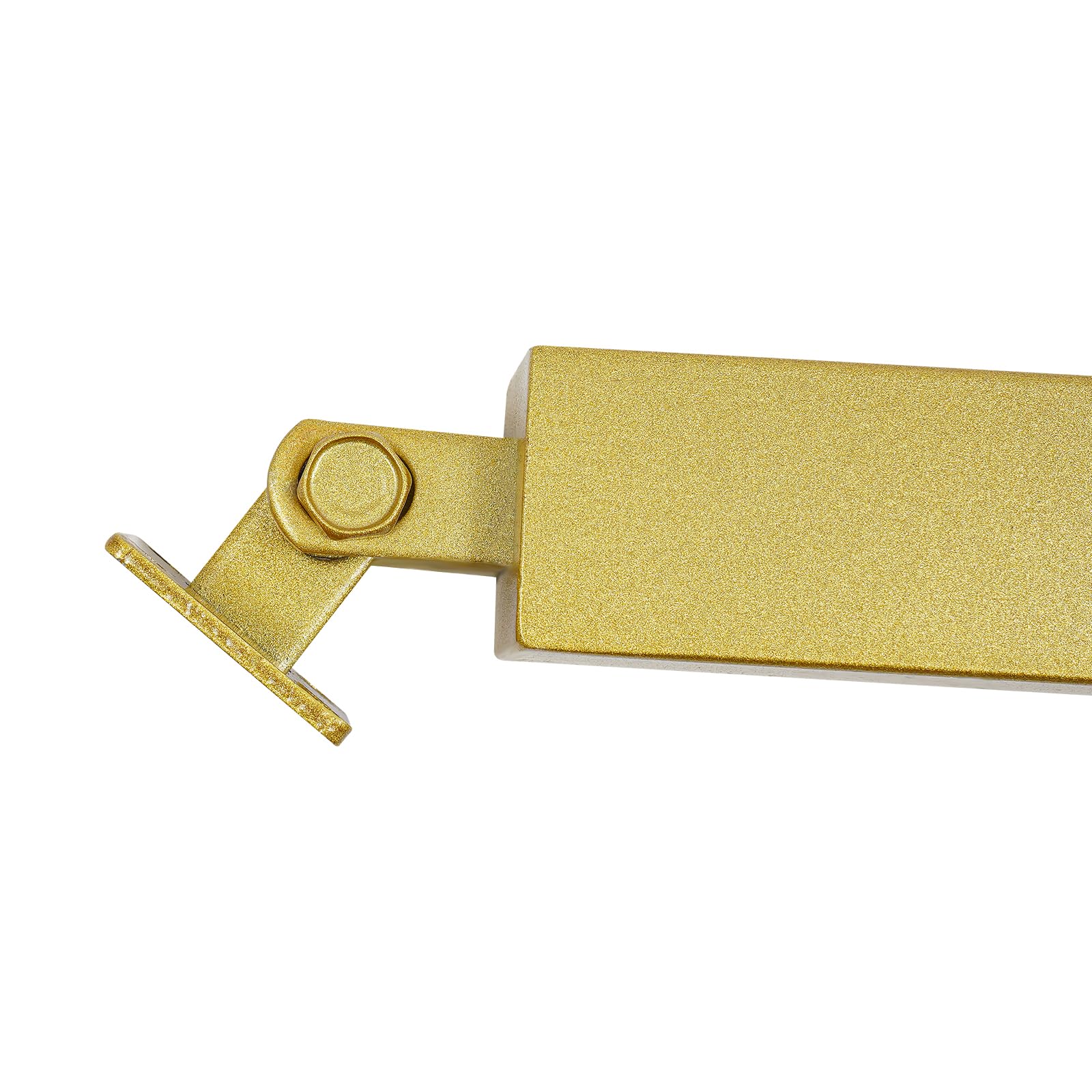 2 postes de barandilla, postes de barandilla, postes de barandilla para escaleras, escalones interiores y exteriores (dorado)