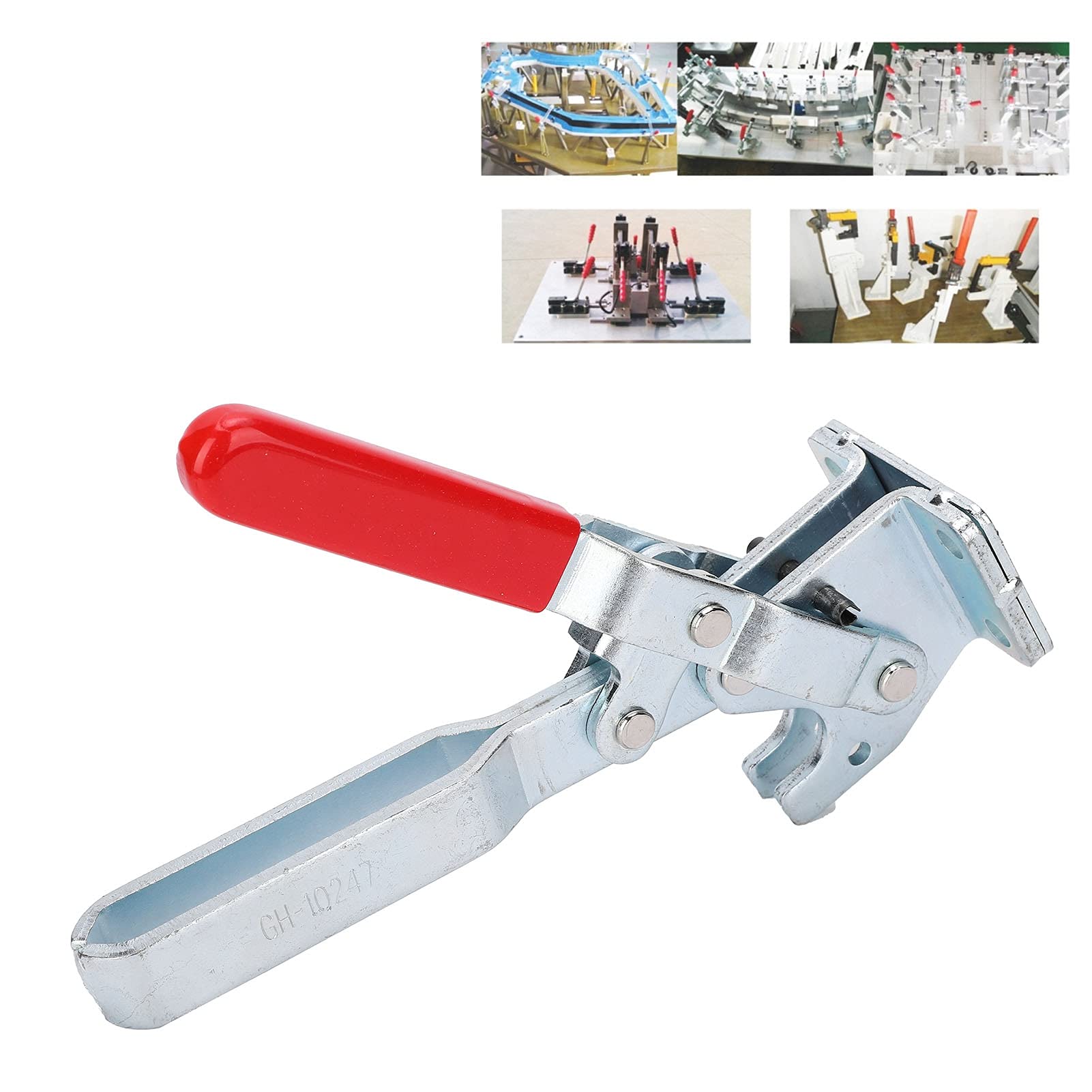 Morsetto a ginocchiera verticale MUNEFE, Morsetto a ginocchiera industriale, Morsetti a ginocchiera per carichi pesanti da 450 kg per macchine per la lavorazione del legno e
