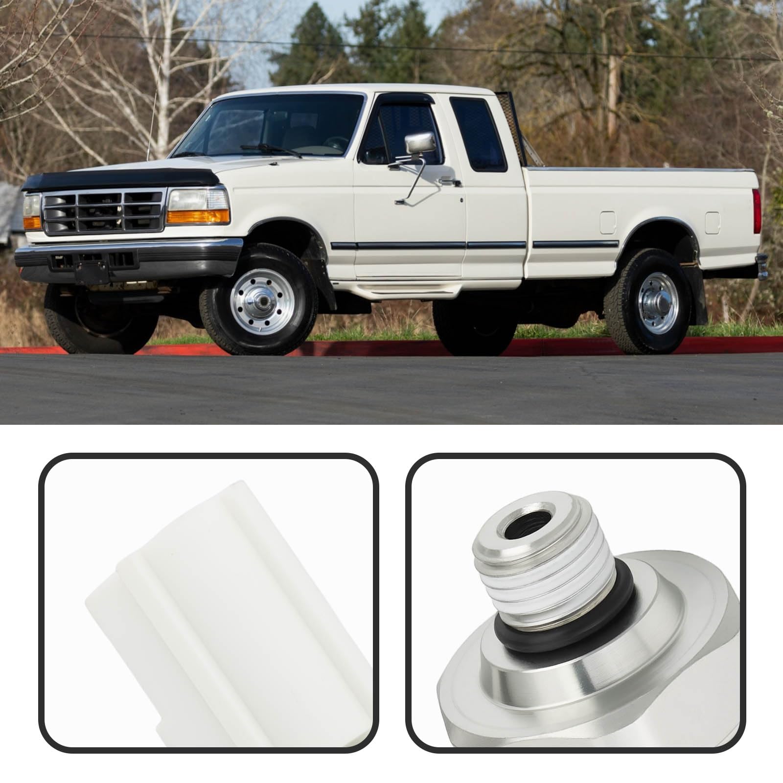OTOTEC Czujnik ciśnienia oleju samochodowego F81Z-9278-AA kompatybilny z Ford Powerstroke 6,0 l 6,4 l 7,3 l 1999-2010 PS314