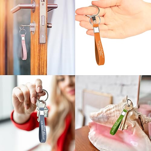 Miniatura 6 de Roowest Llavero inspirador de agradecimiento a los empleados, regalo de agradecimiento a los empleados, llavero de silicona a granel para