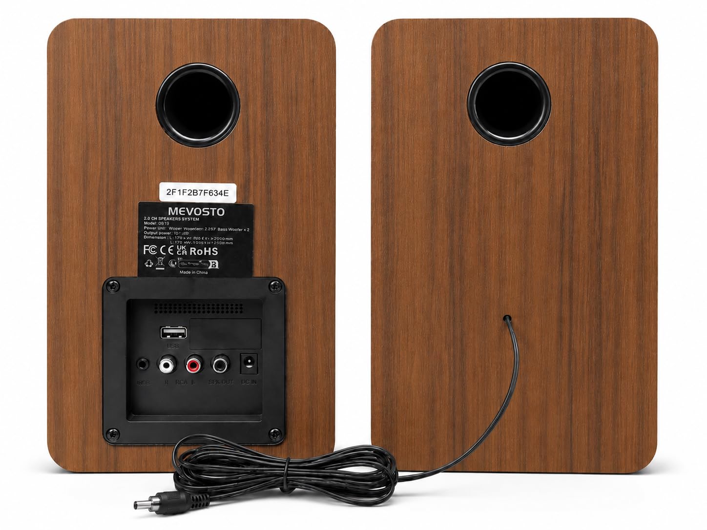 Altavoces Activos para estantería de 36 W RMS BT 5.4 inalámbrico con Altavoz de 5 Pulgadas, PC USB para Estudio de Graves y Agudos, Ajuste de Entrada