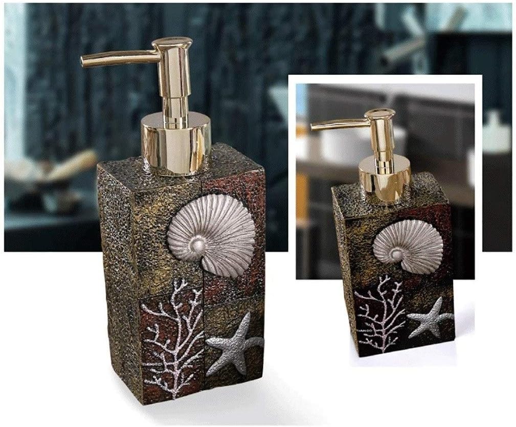 Soap Dispenser, Square Countertop, Suitable for All Kinds Liquid or Lotion in Bathroom