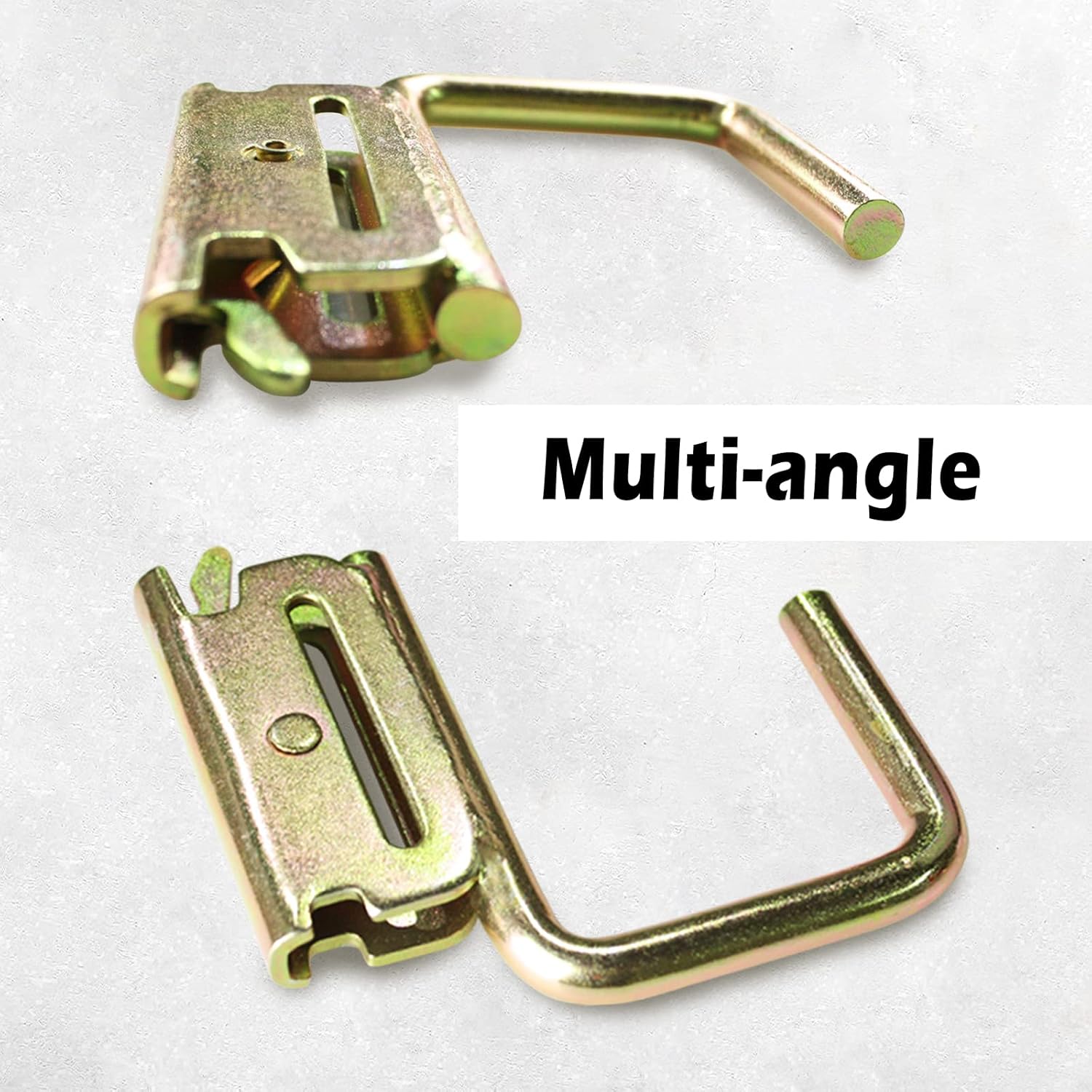 ENJ 12 Pack E Track J Hook E Track Accessories for Enclosed Trailer,Workshop & Garage,Maximum Load 1200 Pounds