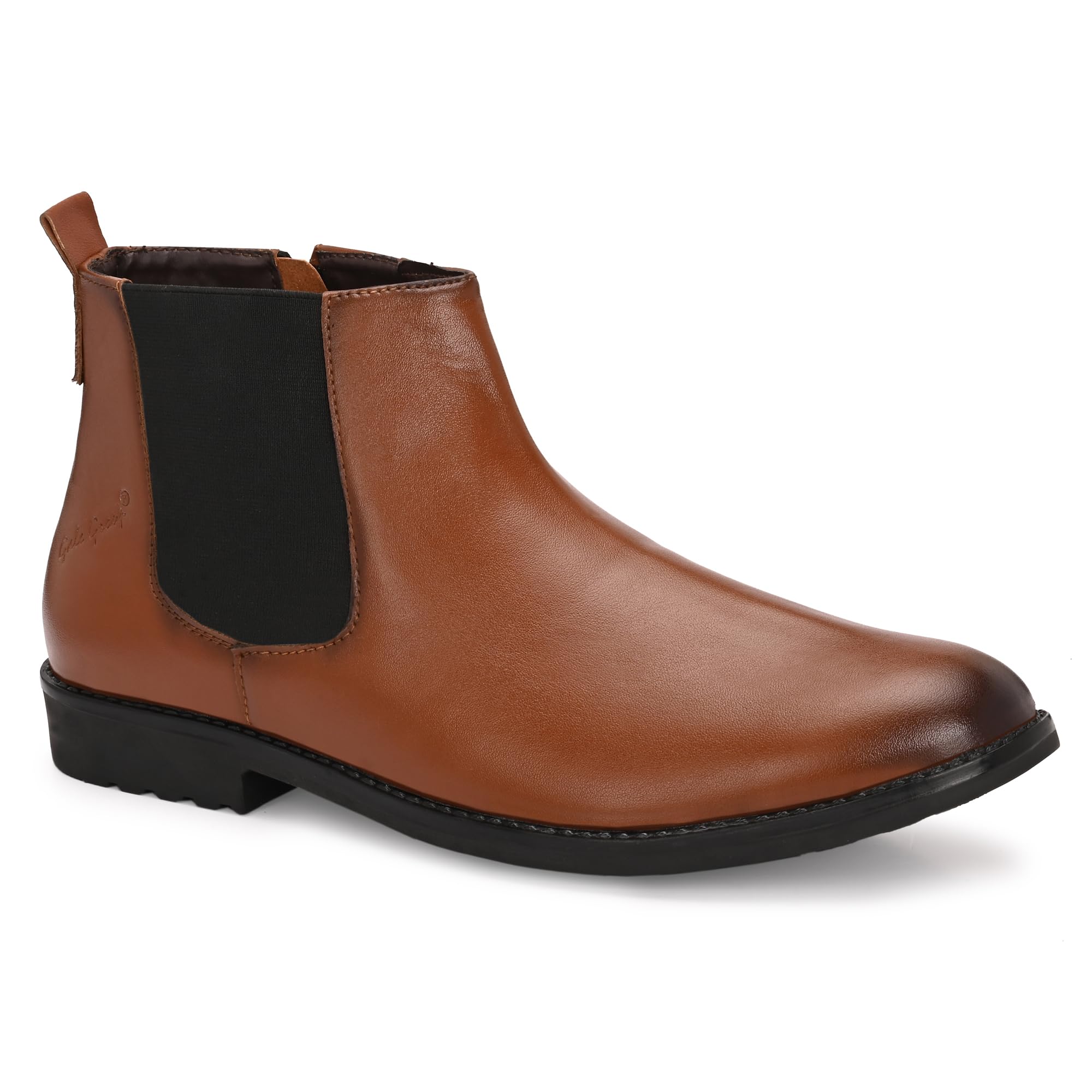 gale group Mens High Ankle Chelsea Boots | Slip-On Formal & Casual Style Shoes | Winter Urban Riding Sleek Boots-picture-25