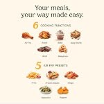 Cuisinart Dual Basket Air Fryer, Two Baskets 11 Qt in Total, 6 Functions: Air Fry, Roast, Bake, Broil, Dehydrate & Keep Warm, Features Sync Finish & Sync Settings, Toss Reminder & Auto-Pause, ADZ-112