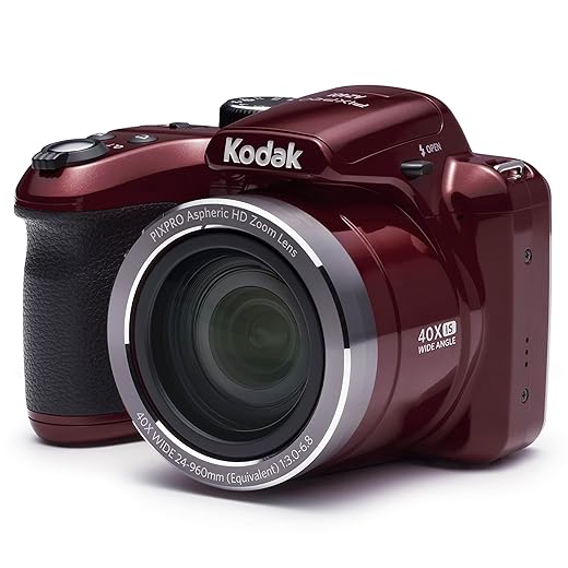 Kodak Astro Zoom AZ401 1/2.3" Bridge camera 16.15 MP CCD 4608 x 3456 pixels Red