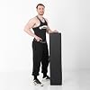 Foldable Fitness Bench Stand, 120cm x 29cm, 150-200kg Capacity, Black