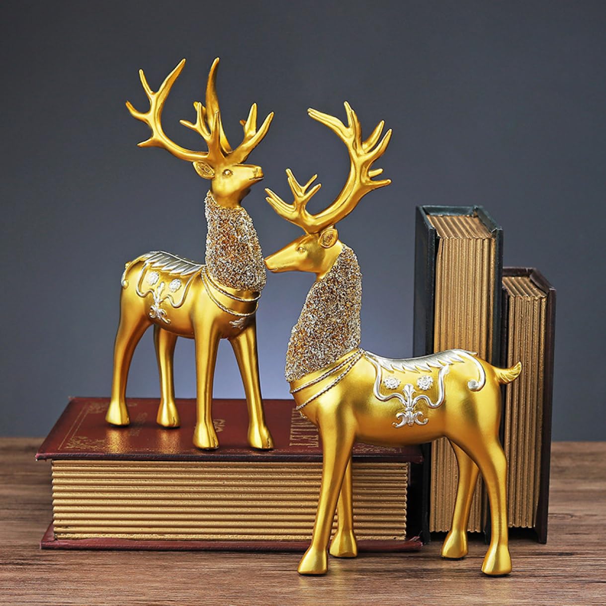 Amazon.co.jp: [dhiuebc] 鹿 置物 アンティーク クラシック インテリア