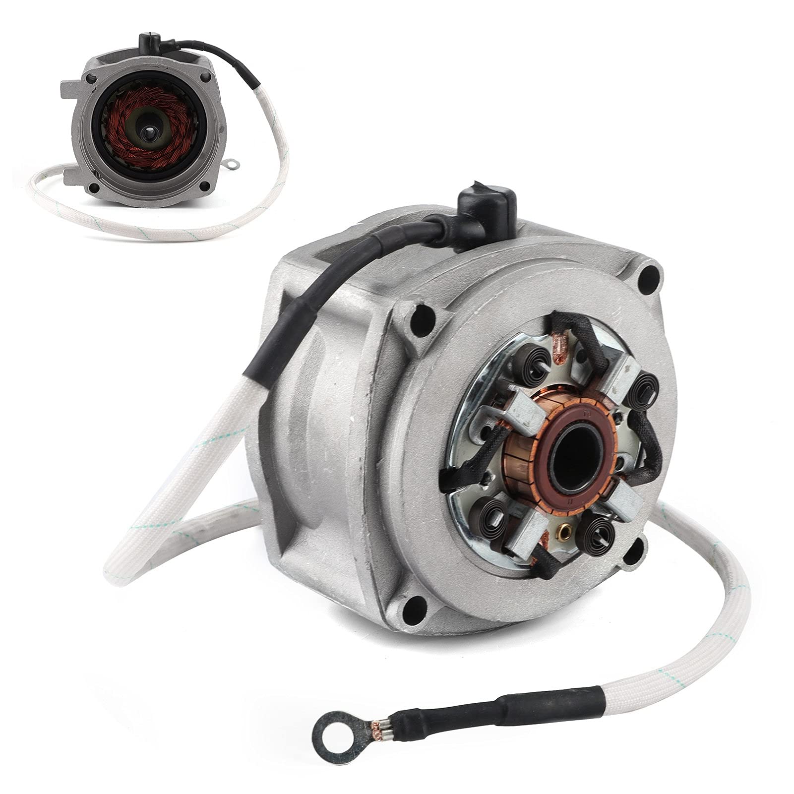 Motor de Arranque de Motocicleta, Motor de Arranque de Motocicleta de Aleación de Aluminio Apto para 2 Tiempos 43CC 47CC 49CC (40‑6) Cortacésped de Bicicleta de Bolsillo ATV 4 Ruedas