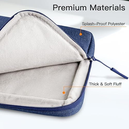 Vista 101 de JETech Funda para laptop para MacBook Pro de 16 pulgadas (M4, M3, M2, M1, 2019-2024), funda impermeable con bolsillo, compatible con portátiles