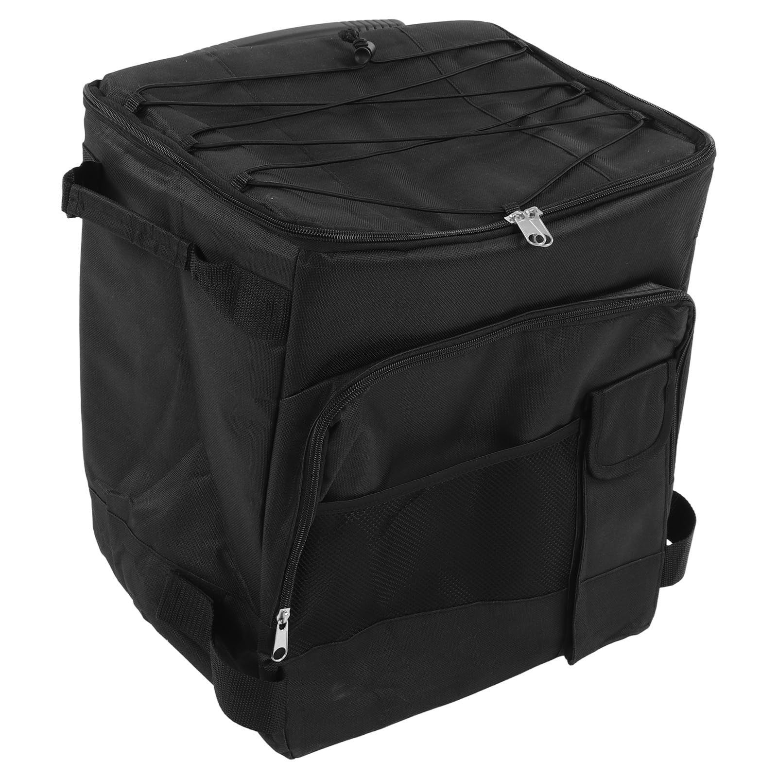 EMUKOEP Grande Frigorifero Portatile da 43 Litri con Doppia Cerniera, Borsa Termica Portatile Isolata con Ruote per Picnic in Spiaggia, Materiale in Tessuto Oxford