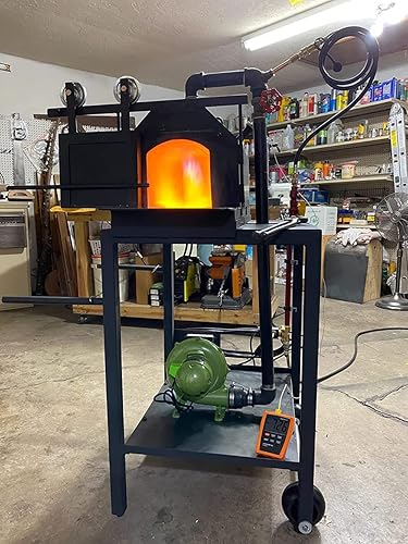 Miniatura 4 de 110 V 250 W estilo estadounidense herrero eléctrico forja soplador herrería carbón forja ventilador ventilador herramientas con 125CFM