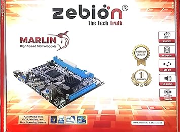 ZEBION H61 Mother Board with 2 Year Warranty Jain infocom
