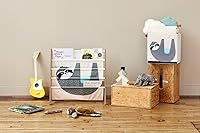 Vista 71 de 3 Sprouts Toy Storage Organizer: Toy Box Cube Organizer for Playroom, Nursery - Foldable Storage Bin - Sheep