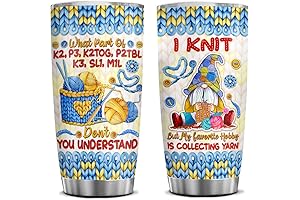 Knitting Gnomes Tumbler: A Unique Gift for Knitters Who Have Everything