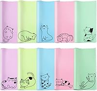 Vista 8 de Sinmoe 20 Piezas Paños de Limpieza de Microfibra Diseño Lindo de Mármol Paño de Microfibra Suave Regalos Multicolor Toallitas Limpiadoras