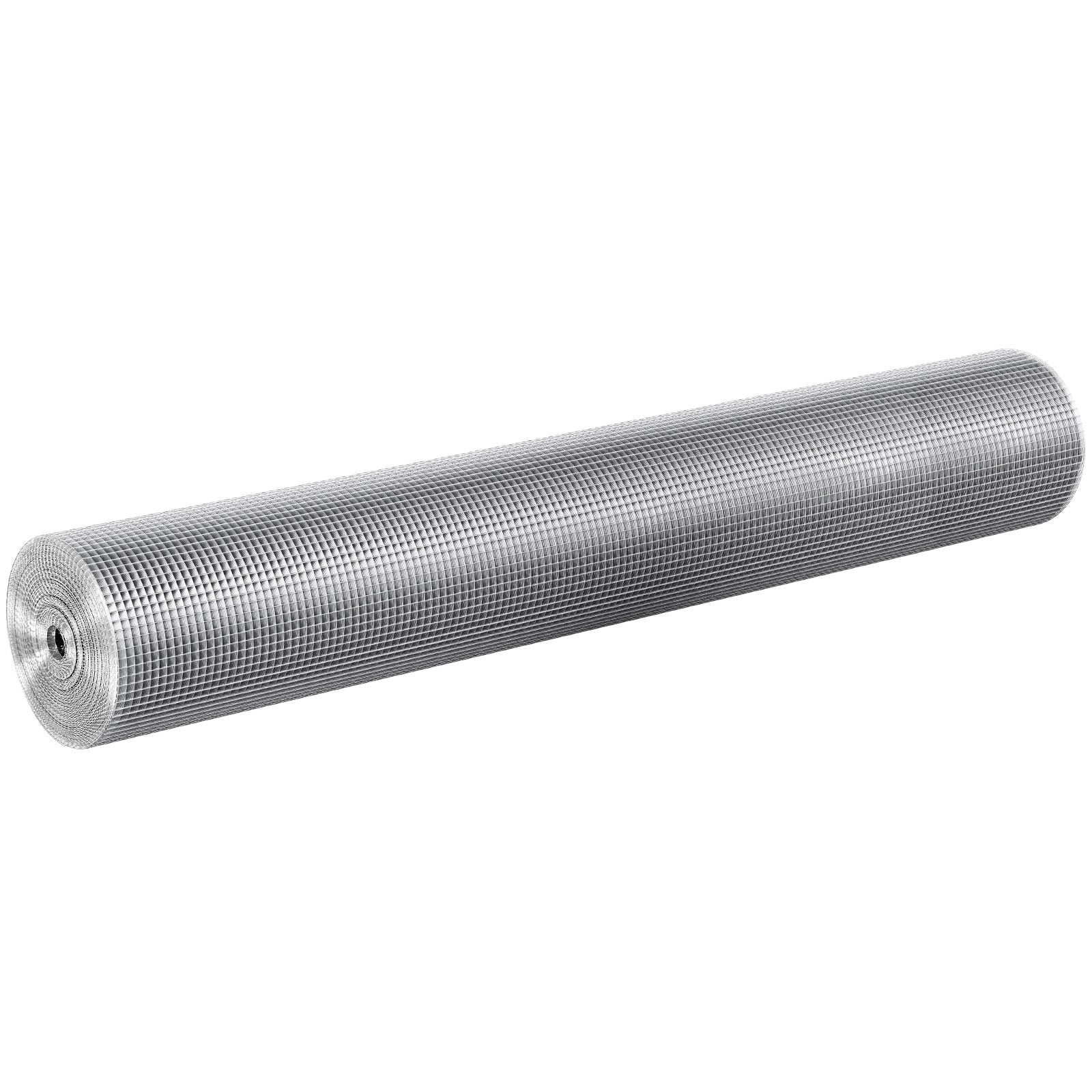 VEVOR Grillage métallique soudé 915mm x 15,24m mrouleau treillis métallique galvanisé à chaud maillage 6,35 x 6,35 mm clôture en fil de poule calibre 23 pour cages à lapins, jardin, petits rongeurs