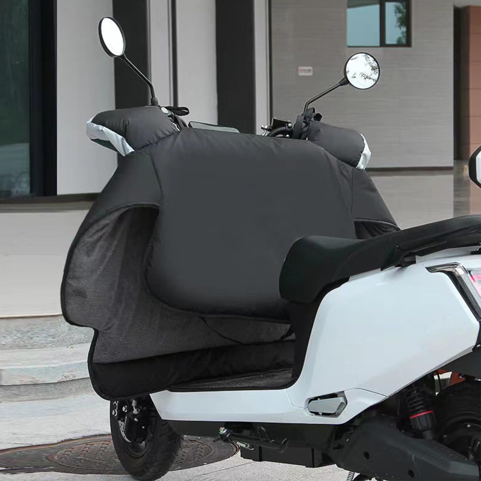 Couette Coupe-Vent pour Moto, Couvre-Jambes Coupe-Vent pour Scooter,Couverture de Tablier de Tour de Jambe de Moto | Tabliers Chauds imperméables pour Motos, véhicules électriques et vélos