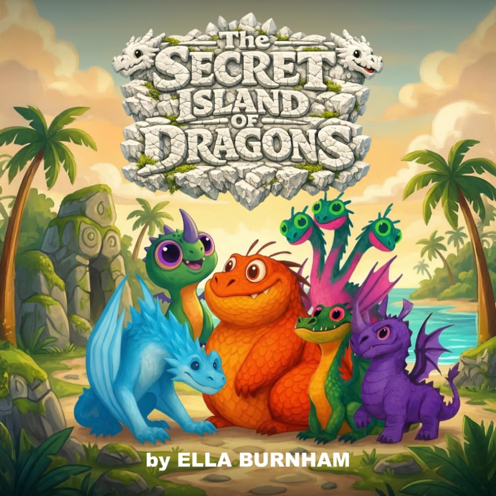 The Secret Island of Dragons: A Magical Dragon Book for Kids: An Enchanting Dragon Book for Kids Filled with Cute Dragons, Fantasy, and Imagination.