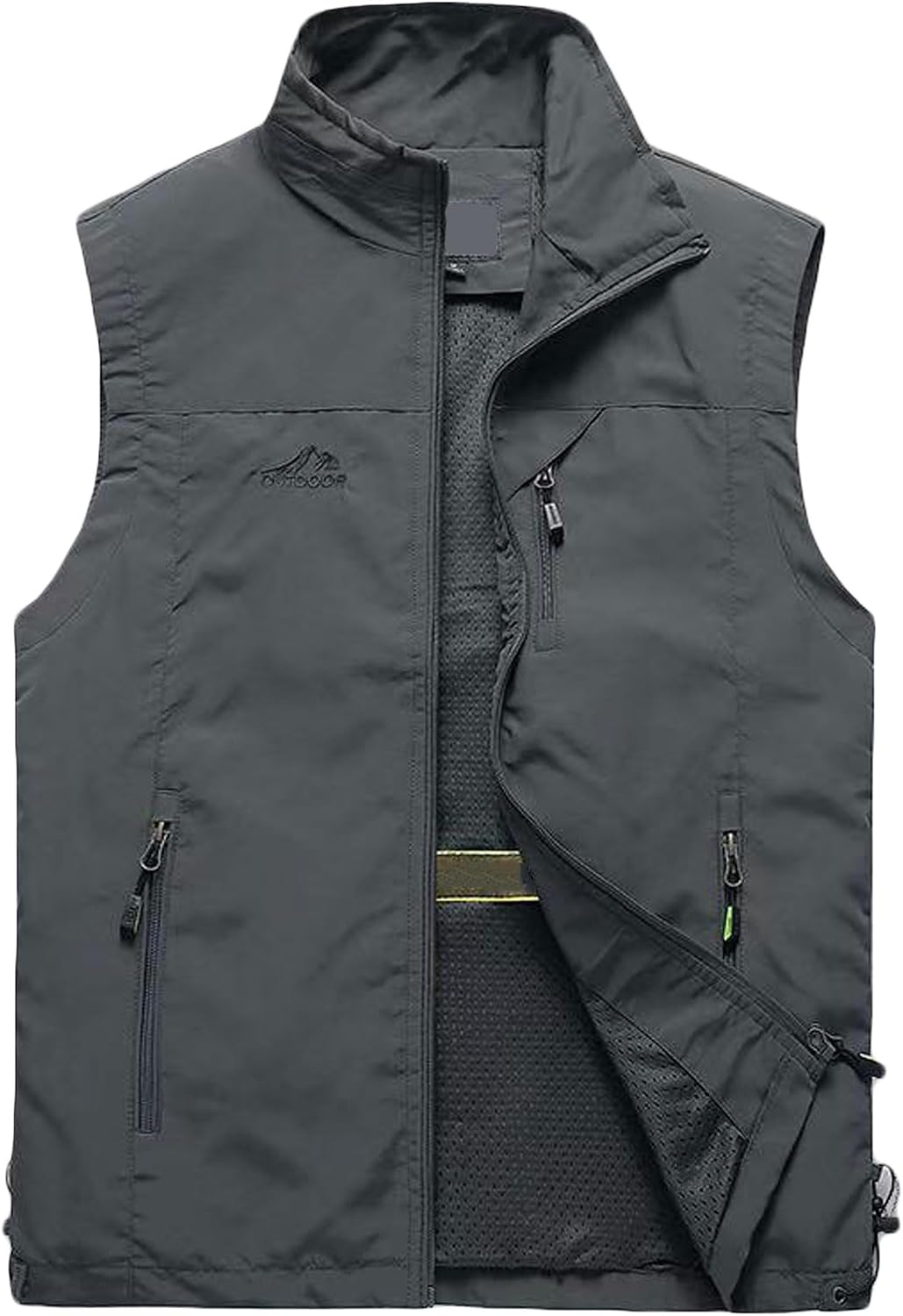 Bestgift Vest men's outdoor casual photography fishing undershirt sleeveless sports coat