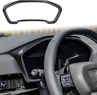 Thenice for CRV Dash Board Instrument Panel Dashboard Trim Cover Carbon Fiber Grain Interior Decoration Accessories for Honda CR-V 2023