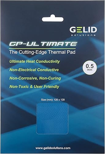 Vista 5 de Gelid Solutions Ultimate GP-Ultimate-Thermal Pad 4.724x4.724x0.118 in. Excelente conducción de calor, relleno ideal de huecos. Fácil instalación