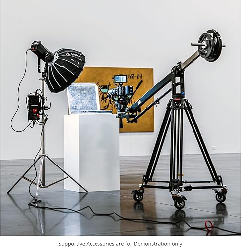 Miniatura 9 de Proaim Soporte de trípode para cámara de 3.937 in con esparcidor de aluminio. Carga útil de hasta 176 libras (CST-100-01)