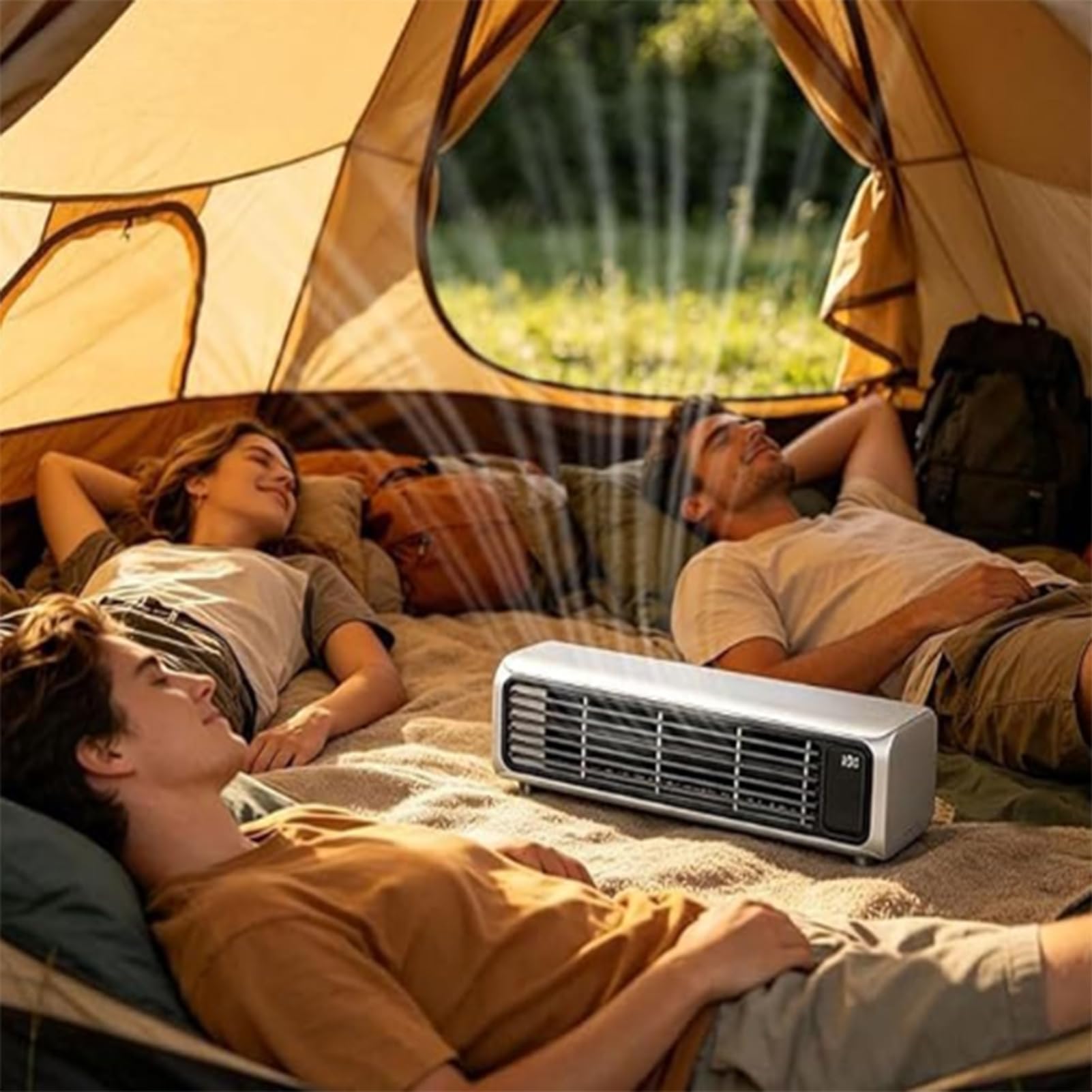 Ventilatore a Torre Verticale Portatile Raffreddamento Operazione Silenziosa con Telecomando Ventilatore da Pavimento per Camera da Letto Ufficio,Nero