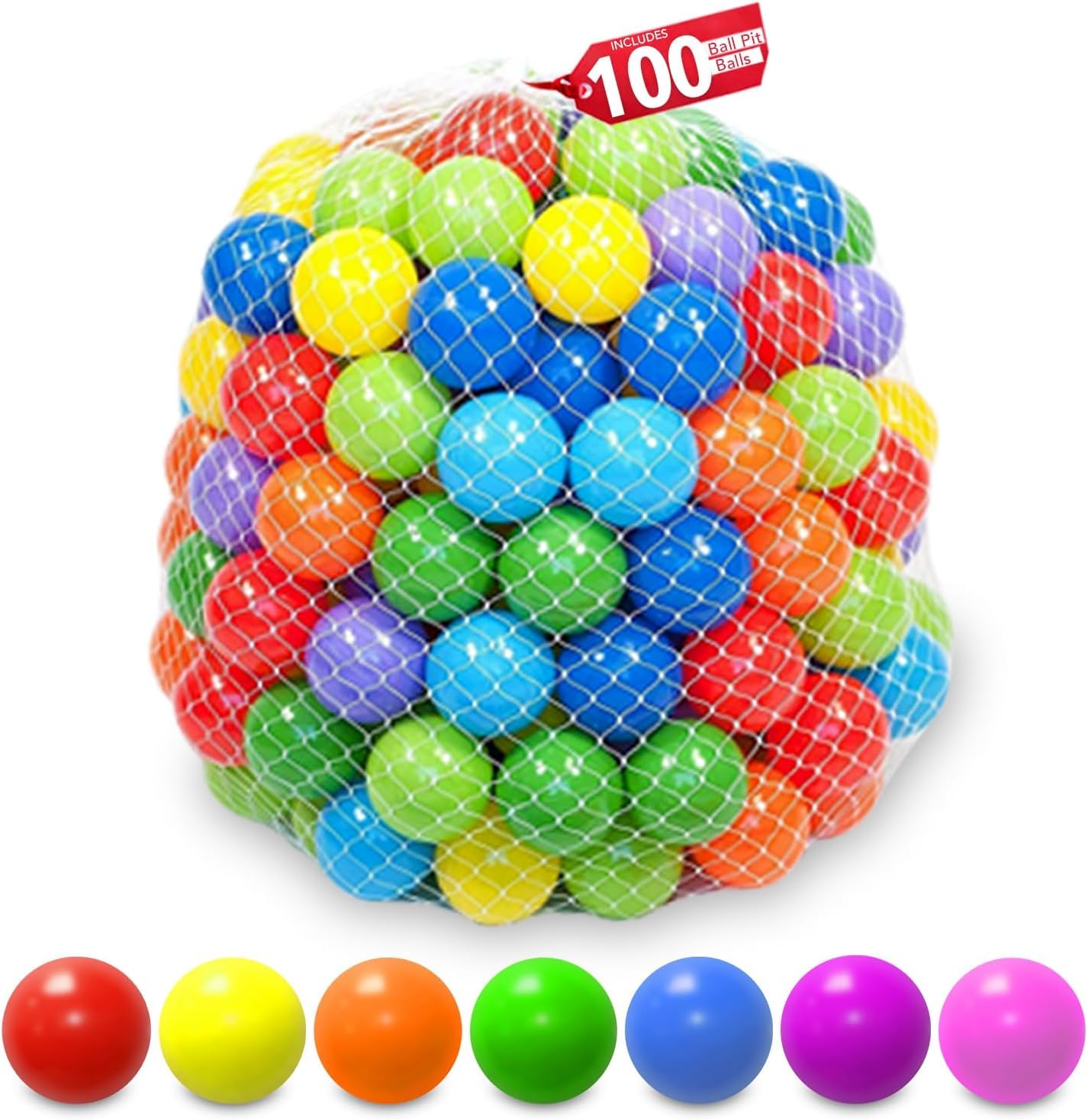 Red And Blue Balls STARBOLO 100-Piece Ball Pit Balls - Shiny Red & Blue ...