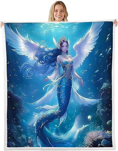 Vista 10 de Manfei Flower Throw Blanket Sunflower Rose Daisy Fuzzy Blanket, Botanical Floral Blanket for Bed Couch Sofa, Kids Boys Girls Room Decor