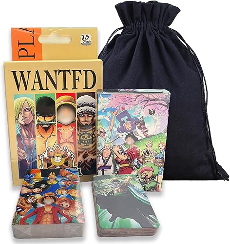 Juego de cartas de juego inspirado en el anime con impresionantes imágenes de múltiples series populares, incluye tarjetas coleccionables de