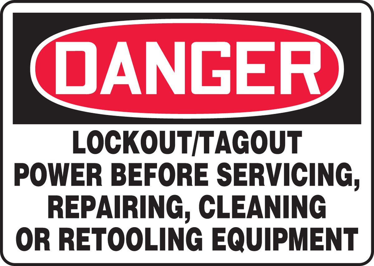 Panneau danger lockout tagout évite les accidents électriques durant la maintenance - 2