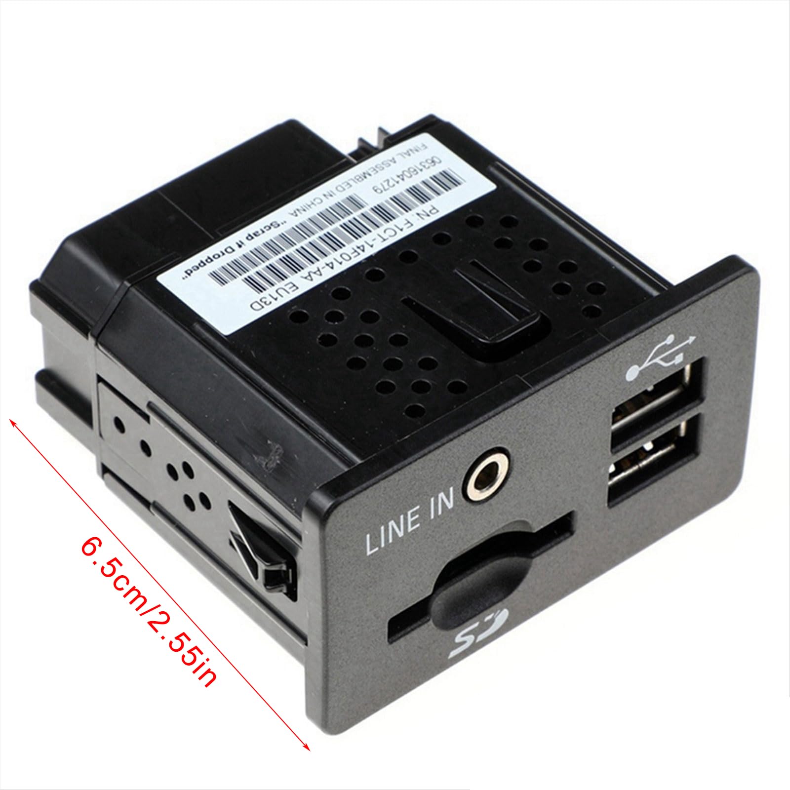 Odtwarzacz Gniazdo USB Akcesoria samochodowe Port USB z czytnikiem kart Części do naprawy samochodu do TRANSIT